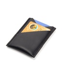 Men’s Deluxe Card Sleeve Holder | black leather