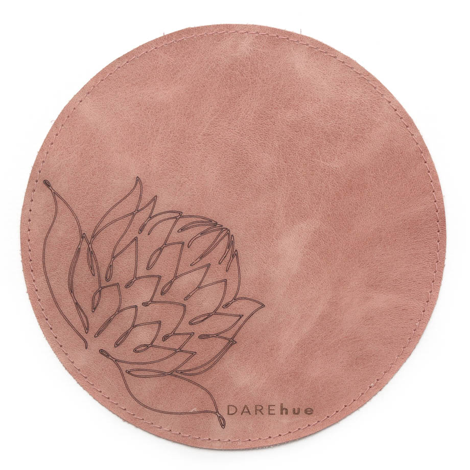 Protea Leather Mouse Pad (20cm)