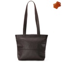 Shopper Handbag | Dark-brown Leather