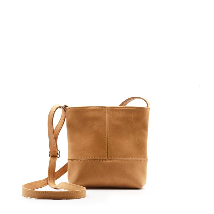 Simple Sling Bag | Tan Leather