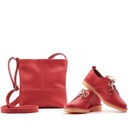 VELLIES &amp; Simple Sling Bag | Red Leather
