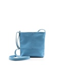Simple Sling Bag | Blue Leather