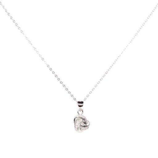 [jew-nec-bet-tog-ster-sil] Better Together Pendant Necklace - Sterling Silver