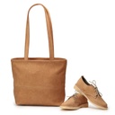 VELLIES & Shopper Handbag | Tan Leather
