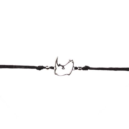 [jew-bra-rhi-ster-sil] Rhino Bracelet - Sterling Silver