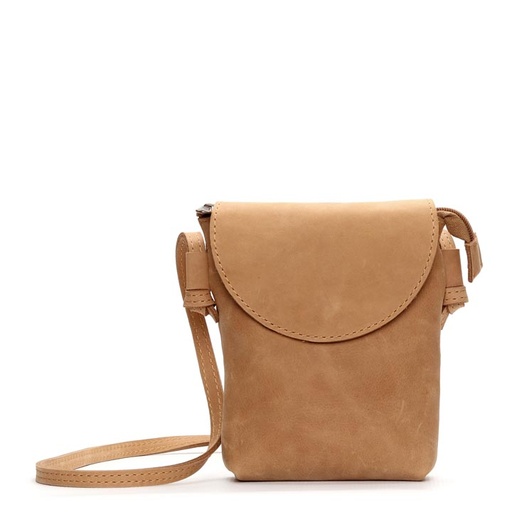 [b-sling-sim-ele-tan-bro] Simple Elegance (small) Sling Bag | tan brown leather