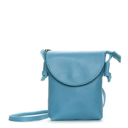 [b-sling-sim-ele-sky-blu] Simple Elegance (small) Sling Bag | sky blue leather