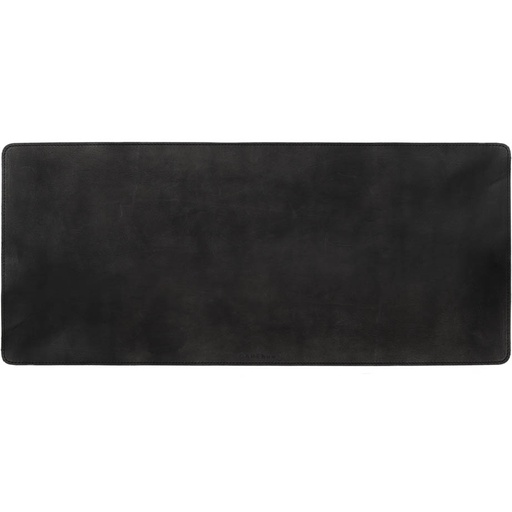 Genuine Leather Desk Mat - (70x30cm) or (90x40cm) | black