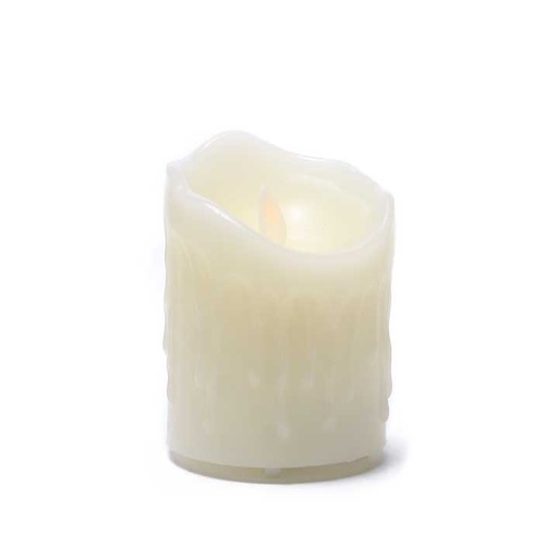 [can-giant-re-cha] Rechargeable Flameless LED Candle - made with real wax