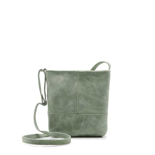 [bag-sling-simple-mint] Simple Sling Bag | Mint Green Leather
